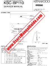 Vezi KSC-BP110 pdf Engleză (SUA) Manual de utilizare