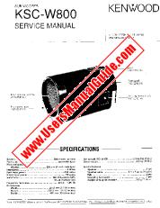 Vezi KSC-W800 pdf Engleză (SUA) Manual de utilizare