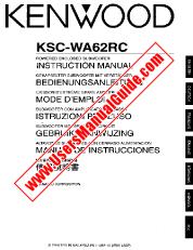 Visualizza KSC-WA62RC pdf Manuale utente inglese (USA).