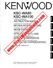 Ver KSC-WA100 pdf Manual de usuario en inglés (EE. UU.)