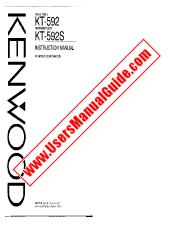 Ver KT-592S pdf Manual de usuario en inglés (EE. UU.)