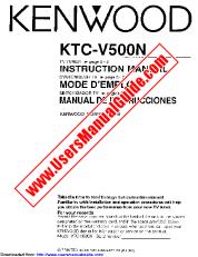 Voir KTC-V500N pdf English (USA) Manuel de l'utilisateur