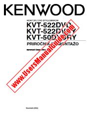 Ver KVT-522DVDY pdf Esloveno (INSTALACIÓN) Manual de usuario