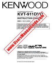 Ver KVT-911DVD pdf Manual de usuario en inglés (EE. UU.)
