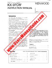 Ver KX-97CW pdf Manual de usuario en inglés (EE. UU.)