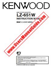 Vezi LZ-651W pdf Engleză (SUA) Manual de utilizare