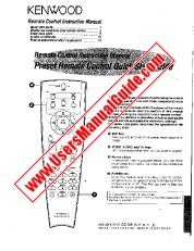 Vezi RC-R0607 pdf Engleză (SUA) Manual de utilizare