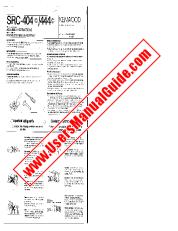 Vezi SRC-444 pdf Engleză (SUA) Manual de utilizare