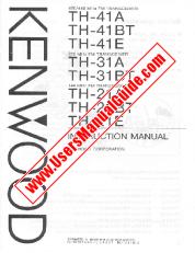 Ver TH-31A pdf Manual de usuario en inglés (EE. UU.)