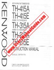 Ver TH-315A pdf Manual de usuario en inglés (EE. UU.)