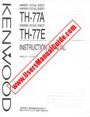 Ver TH-77E pdf Manual de usuario en inglés (EE. UU.)