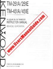Voir TM-251A pdf English (USA) Manuel de l'utilisateur