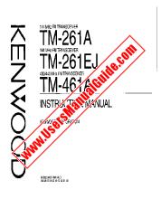 Ver TM-461A pdf Manual de usuario en inglés (EE. UU.)