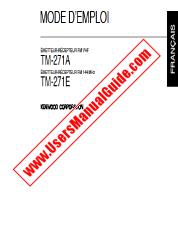 Vezi TM-271A pdf Manual de utilizare franceză