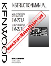 Ver TM-271A pdf Manual de usuario en inglés (EE. UU.)