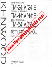 Ver TM-241A pdf Manual de usuario en inglés (EE. UU.)