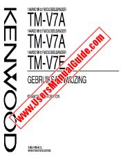 Vezi TM-V7A pdf Manual de utilizare olandez