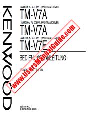 Ver TM-V7E pdf Manual de usuario en alemán