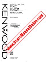 Voir UD-500M pdf English (USA) Manuel de l'utilisateur