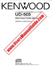 Vezi UD-505 pdf Engleză (SUA) Manual de utilizare