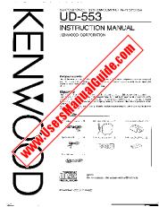 Ver UD-553 pdf Manual de usuario en inglés (EE. UU.)
