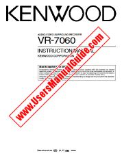Visualizza VR-7060 pdf Manuale utente inglese (USA).