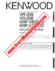 Ver KRF-V8010D pdf Manual de usuario en inglés (EE. UU.)