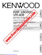 Ver KRF-V8030D pdf Manual de usuario en inglés (EE. UU.)