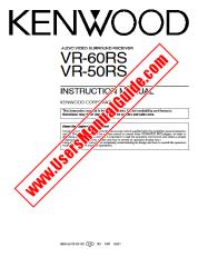 Visualizza VR-60RS pdf Manuale utente inglese (USA).