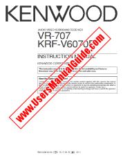 Ver VR-707A pdf Manual de usuario en inglés (EE. UU.)