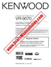 Ver VR-9070 pdf Manual de usuario en inglés (EE. UU.)