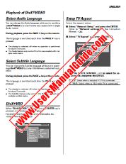 Ver VRS-N8100 pdf Inglés, francés, alemán, holandés, italiano, español (DivX) Manual del usuario