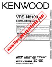 Voir VRS-N8100 pdf English (USA) Manuel de l'utilisateur