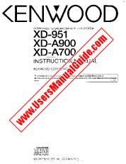 Voir XD-A700 pdf English (USA) Manuel de l'utilisateur