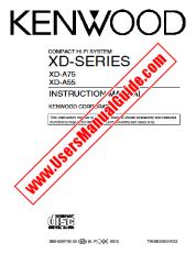 Ver XD-A55 pdf Manual de usuario en inglés (EE. UU.)