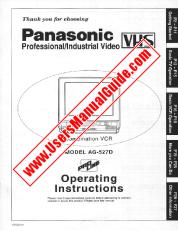 View AG-527 pdf Operating Instructions