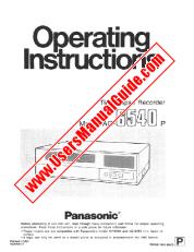 Vezi AG-6540P pdf Instrucțiuni de operare