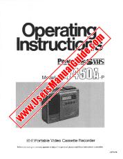 Ver AG7450AP pdf Instrucciones de operación
