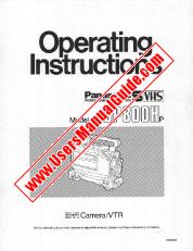 Ver AG-DP800H pdf Instrucciones de operación