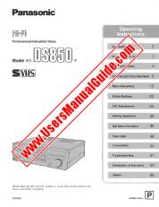 Ver AG-DS850 pdf Instrucciones de operación