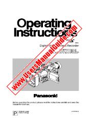 View AG-DVX100A pdf Operating Instructions