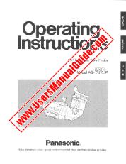 Ver AG-VF5P pdf Instrucciones de operación