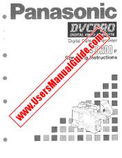 Ver AJD200P pdf Instrucciones de operación