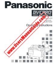 View AJ-D700 pdf Digital Camera/VTR - Operating Instructions