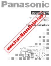 Voir AJ-HD150 pdf HD Digital Video Cassette Recorder - Mode d'emploi