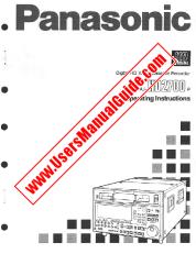 Ver AJ-HD2700 pdf Grabadora de videocasetes digital de alta definición - Instrucciones de funcionamiento