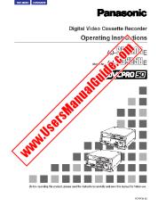 View AJ-SD955B pdf Digital Video Cassette Recorder - DVCPRO50 - Operating Instructions
