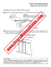 View AK-HDC930P pdf Servicing instructions