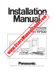Voir AY-RP500 pdf Kit Panneau de configuration - Manuel d'installation