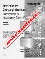 View CW-C50RU pdf ENGLISH AND ESPAÑOL - Installation and Operating Instructions
